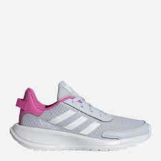 Акція на Підліткові кросівки для дівчинки adidas Tensaur Run K FY7288 40 Сірі від Rozetka
