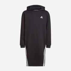 Акція на Підліткове плаття-худі для дівчинки Adidas G Fi 3S H26606 140 см Чорне від Rozetka