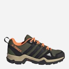 Акція на Дитячі трекінгові кросівки для хлопчика Adidas Terrex Ax2r Cf K FX4185 31 Зелені від Rozetka