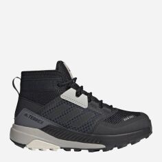 Акція на Дитячі високі кросівки для дівчинки adidas Terrex Trailmaker Mid R.Rdy K FW9322 28 Чорні від Rozetka