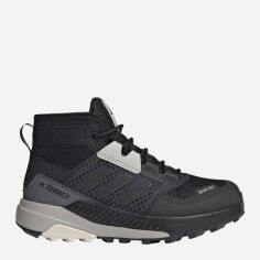 Акція на Дитячі високі трекінгові кросівки для дівчинки Adidas Terrex Trailmaker Mid R.Rdy K FW9322 28.5 Чорні від Rozetka