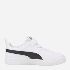 Акція на Дитячі кеди для дівчинки Puma Rickie AC+ PS 385836-03 28 Білі з чорним від Rozetka