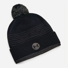 Акція на Шапка чоловіча Under Armour UA Halftime Fleece Beanie 1365922-001 One Size Чорна від Rozetka
