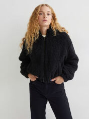 Акція на Куртка демісезонна жіноча H&M 1026895004c15 XXS Чорна від Rozetka
