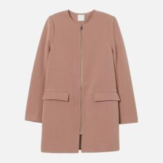 Акція на Пальто осіннє жіноче H&M 7815910wer 34 Пудра від Rozetka
