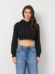 Акція на Худі жіноче H&M 1089490p06 XS Чорне від Rozetka