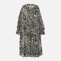 Акція на Сукня жіноча H&M 8173611wer S Бежева з чорним від Rozetka