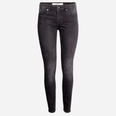 Акція на Джинси Skinny жіночі H&M 0256151_т.сір 32 Темно-сірі від Rozetka