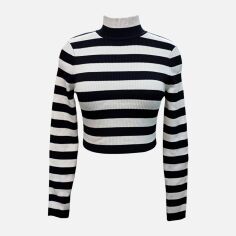 Акція на Топ жіночий H&M 2516321wer S Чорний з білим від Rozetka