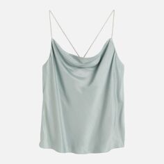 Акція на Топ жіночий H&M 11664397wer S Світло-бірюзовий від Rozetka