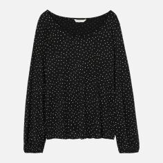 Акція на Блузка жіноча H&M 6698649wer XL Чорна від Rozetka