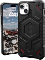 Акція на Панель UAG Monarch Pro Magsafe для Apple iPhone 15 Kevlar Black від Rozetka