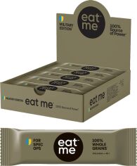 Акция на Упаковка батончиків EatMe Military Edition Солона Карамель 40 г х 15 шт от Rozetka