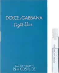 Акція на Пробник Туалетна вода для жінок Dolce&Gabbana Light Blue 1.5 мл від Rozetka