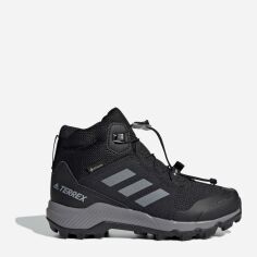 Акція на Дитячі демісезонні черевики для хлопчика adidas Terrex Mid GORE-TEX EF0225 29 Чорні від Rozetka