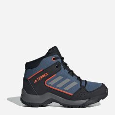 Акція на Підліткові демісезонні черевики для хлопчика adidas Terrex HyperHiker M IF5700 35 Чорний/Синій від Rozetka