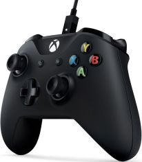 Акція на Геймпад Microsoft Xbox One Controller + Cable for Windows (4N6-00002) від MOYO