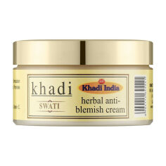 Акція на Крем для обличчя Khadi Swati Herbal Anti-Blemish Cream проти пігментних плям, 50 мл від Eva