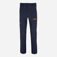 Акція на Спортивні штани водостійкі чоловічі Salewa M Terminal Pnt 27927 013.012 L Темно-сині від Rozetka