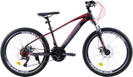 Акція на Велосипед Crossride МТВ "Matrix" 24" 13" Чорно-червоний (0275-130-2) від Rozetka