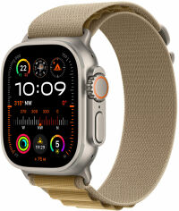 Акція на Apple Watch Ultra 2 2024 Gps + Cellular 49mm Natural Titanium Case with Tan Alpine Loop - Large (MX4H3UL/A) від Stylus