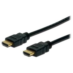 Акція на Кабель Digitus HDMI High speed + Ethernet (AM/AM) 2.0m, black (AK-330114-020-S) від MOYO