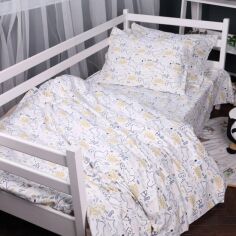 Акція на Комплект постільної білизни MirSon Сімейний 2x160x220 см 011 Dino Фланель від Rozetka