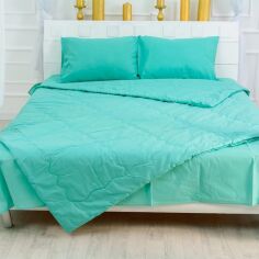 Акція на Ковдра Mirson літо Двуспальна 172х205 см антиалеренна №2347 Mint Ecosilk від Rozetka