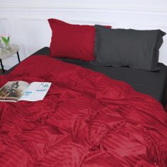 Акція на Наволочка MirSon Satin Stripe 30-0018 + 30-0012 Jeren 60х60 см від Rozetka