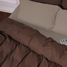 Акція на Пододеяльник детский 004-003 Cappuchino Brown фланель MirSon пододеяльник 110х140 см від Podushka