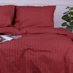 Акція на Пододеяльник детский 17-0608 Stripe Red ranforce-elite MirSon пододеяльник 110х140 см від Podushka