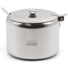 Акція на Сахарница с ложкой 8.5 см Bravo Chef BC-5101/8.5 від Podushka