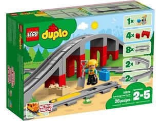 Акция на LEGO 10872 DUPLO Town Железнодорожный мост от MOYO