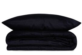 Акція на Комплект постільної білизни Cotton Box Євро 200х220 см Elegant Dark Blue сатин від Rozetka