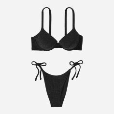 Акція на Роздільний купальник жіночий Victoria's Secret 184485905 36D/L Чорний від Rozetka