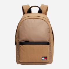 Акція на Рюкзак чоловічий 14,5л вміщує формат А4 Tommy Hilfiger 610742758 Коричневий від Rozetka