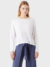Акція на Лонгслів довгий жіночий Armani Exchange 678078696 L Білий від Rozetka