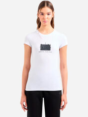 Акція на Футболка жіноча Armani Exchange 880012702 2XL Біла від Rozetka