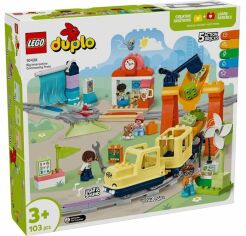 Акція на Конструктор Lego Duplo Town Большой интерактивный общественный поезд 103 детали (10428) від Stylus