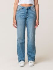 Акція на Джинси Regular Fit жіночі Piazza Italia 27890-649 46 Блакитні від Rozetka