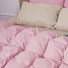 Акція на Пододеяльник детский 007-008 Milk Pink фланель MirSon пододеяльник 110х140 см від Podushka