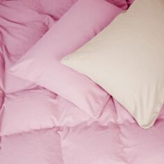 Акція на Наволочка MirSon Фланель 007-008 Milk/Pink 70х70 см від Rozetka