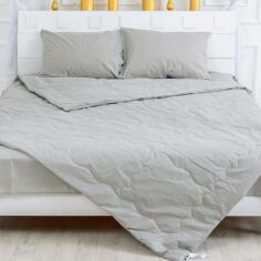 Акція на Ковдра Mirson літо односпальне 140х205 см Антиалергенна №2339 Light Gray Eco-Soft від Rozetka