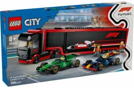 Акція на Конструктор Lego City Грузовик F1 с автомобилями RB20 и AMR24 1086 деталей (60445) від Stylus