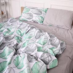 Акція на Комплект постільної білизни MirSon King Size 220х240 см 17-4843 Evelina Бязь від Rozetka