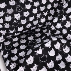 Акція на Комплект постільної білизни MirSon Полуторний 143x210 см Kids Time 17-0673 Monochrome Meows Бязь від Rozetka