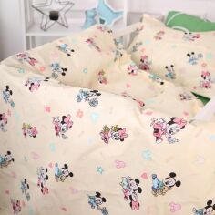 Акція на Підковдра MirSon полуторна 143x210 см Kids Time 20-0043 Green Mikey Mouse бязь від Rozetka