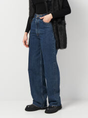 Акція на Джинси Baggy жіночі Zara 6840/294 32 Темно-сині від Rozetka