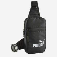 Акція на Спортивна сумка слінг через плече тканинна жіноча Puma Core Base Front Loader 09026801 Чорна від Rozetka