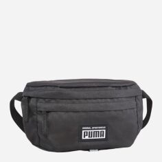 Акція на Сумка поясна тканинна Puma Academy Waist Bag 07993701 Чорна від Rozetka